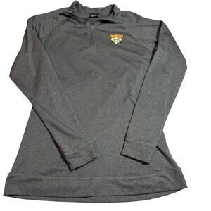 Cooperstown Dreams Park 1/4 Zip Long Sleeve Shirt Womens Size Small Poly Blend